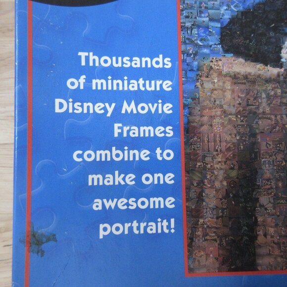 Disney Mickey Mouse Robert Silvers Photomosaic 1000 piece Puzzle 27" x 20" - Picture 3 of 8